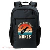 Legalize Recreational Nukes Funny Retro Backpack thumb 0