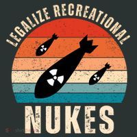 Legalize Recreational Nukes Funny Retro Tall Sweatshirt thumb 2