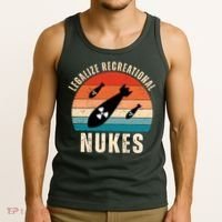 Legalize Recreational Nukes Funny Retro Tank Top thumb 3