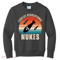 Legalize Recreational Nukes Funny Retro Kids Sweatshirt thumb 0