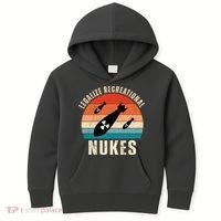 Legalize Recreational Nukes Funny Retro Kids Hoodie thumb 0