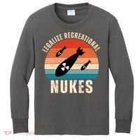 Legalize Recreational Nukes Funny Retro Kids Long Sleeve Shirt thumb 0