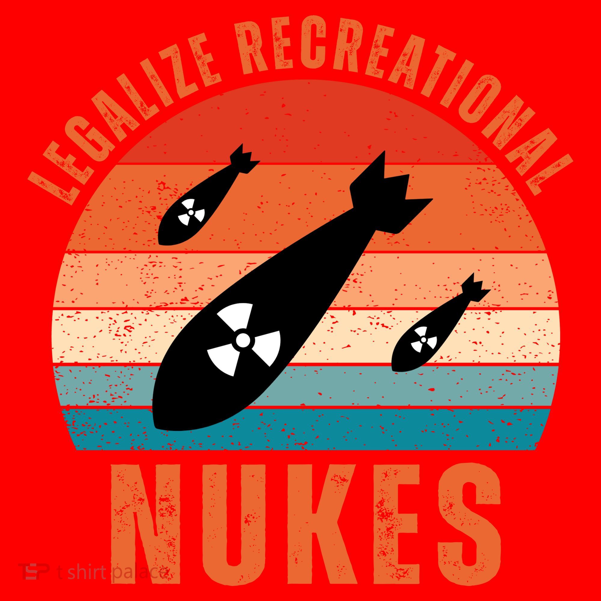 Legalize Recreational Nukes Funny Retro Santa Hat
