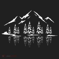 Landscape Reflection Nature Trees Forest Outdoor Mountain Beanie thumb 2