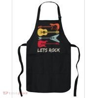 Lets Rock N Roll Guitar Retro Apron thumb 0