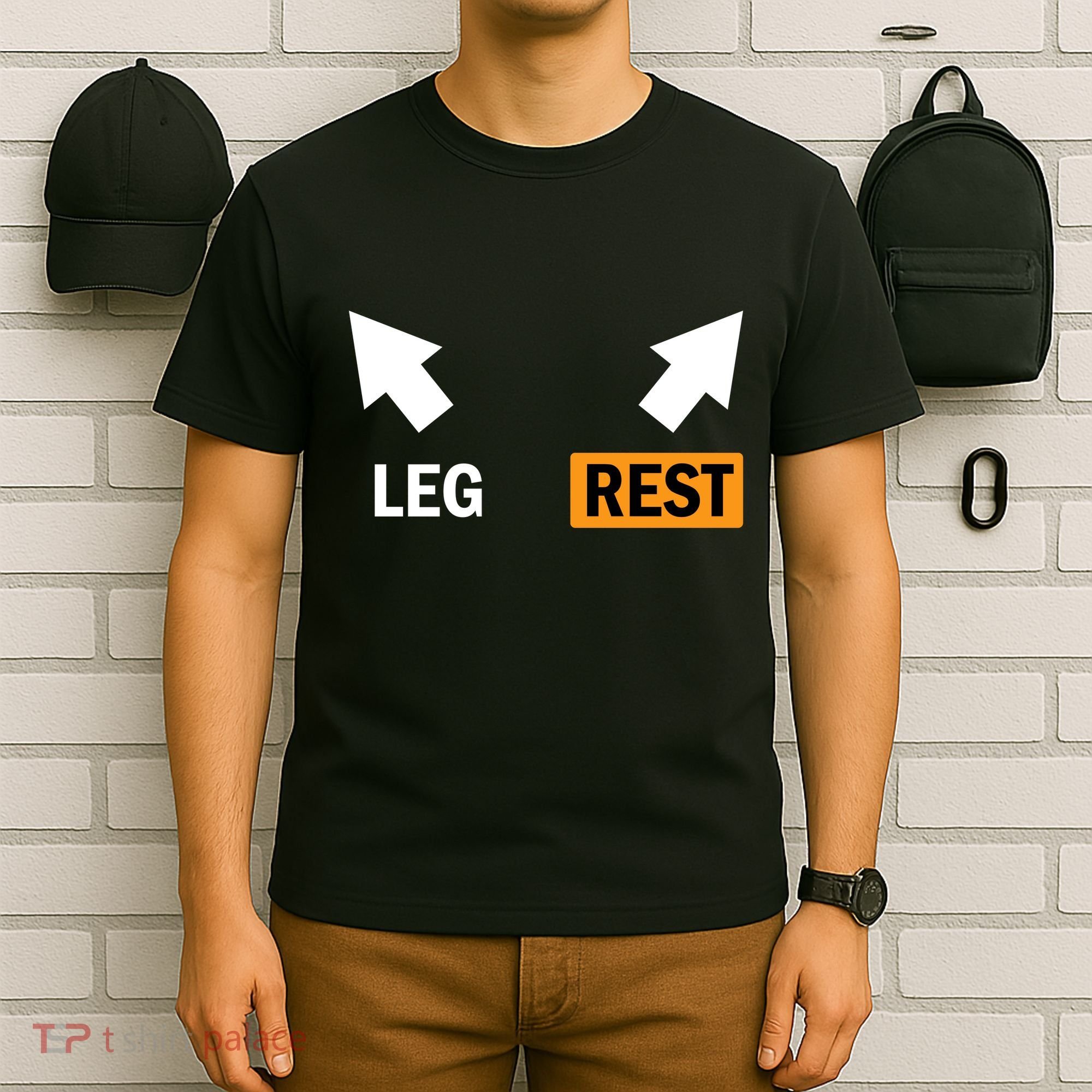 Leg Rests Naughty Dad Jokes Funny Adult Humor Dirty Dad Joke T-Shirt