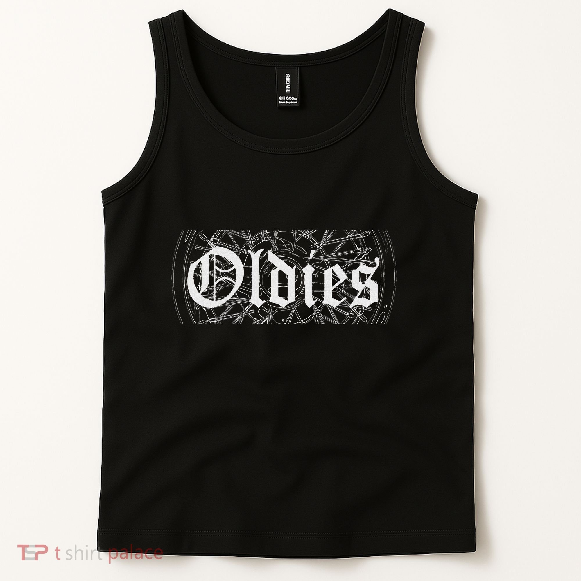 Lowrider Rim Oldies Old School Cholo Chicano Tank Top