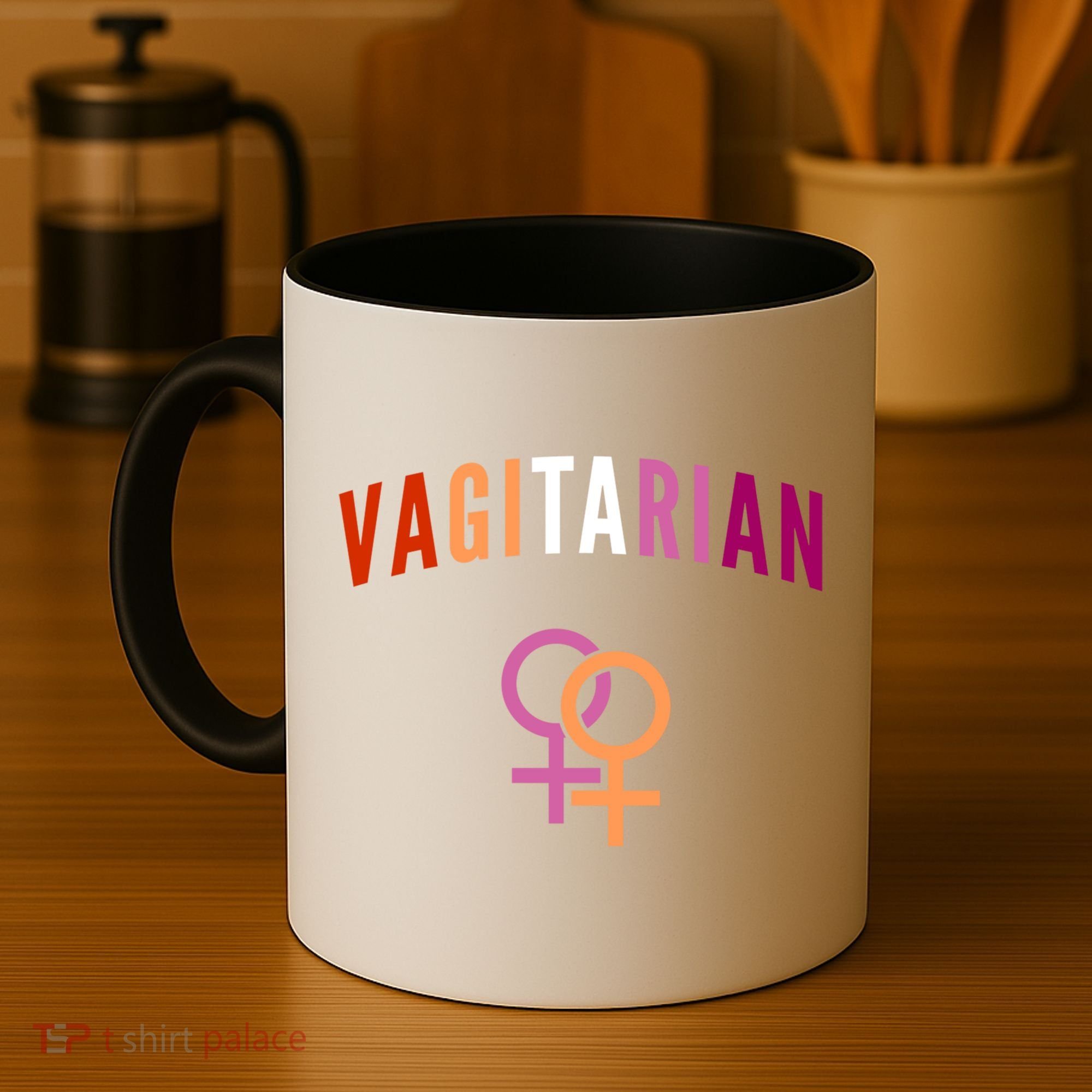 Lesbian Rights Or Valentines Day Or Vagitarian Great Gift Coffee Mug