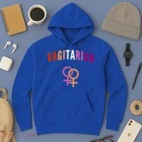 Lesbian Rights Or Valentines Day Or Vagitarian Great Gift Hoodie thumb 3