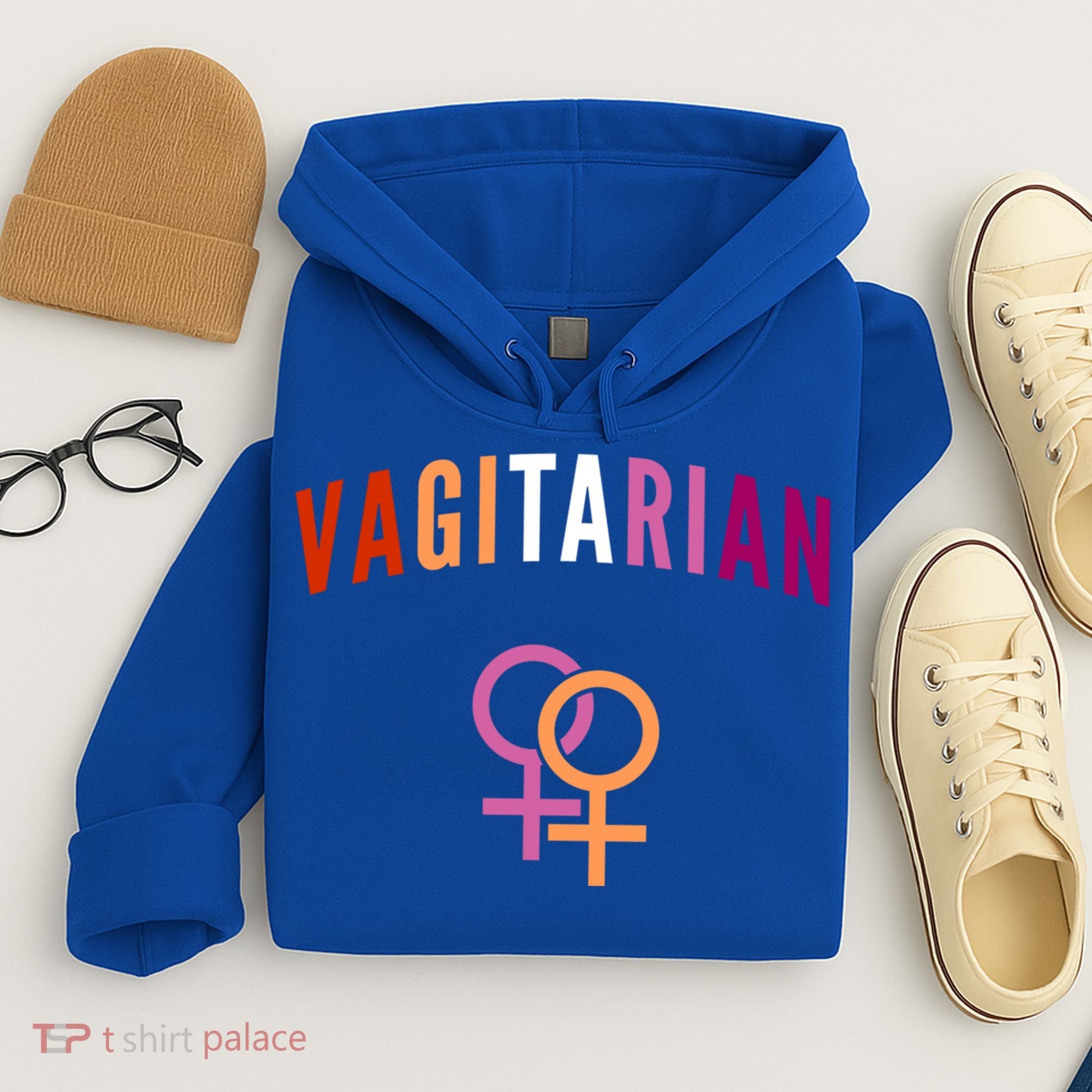 Lesbian Rights Or Valentines Day Or Vagitarian Great Gift Hoodie