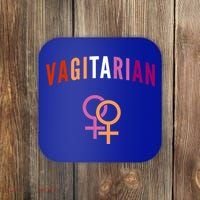 Lesbian Rights Or Valentines Day Or Vagitarian Great Gift Coaster thumb 0
