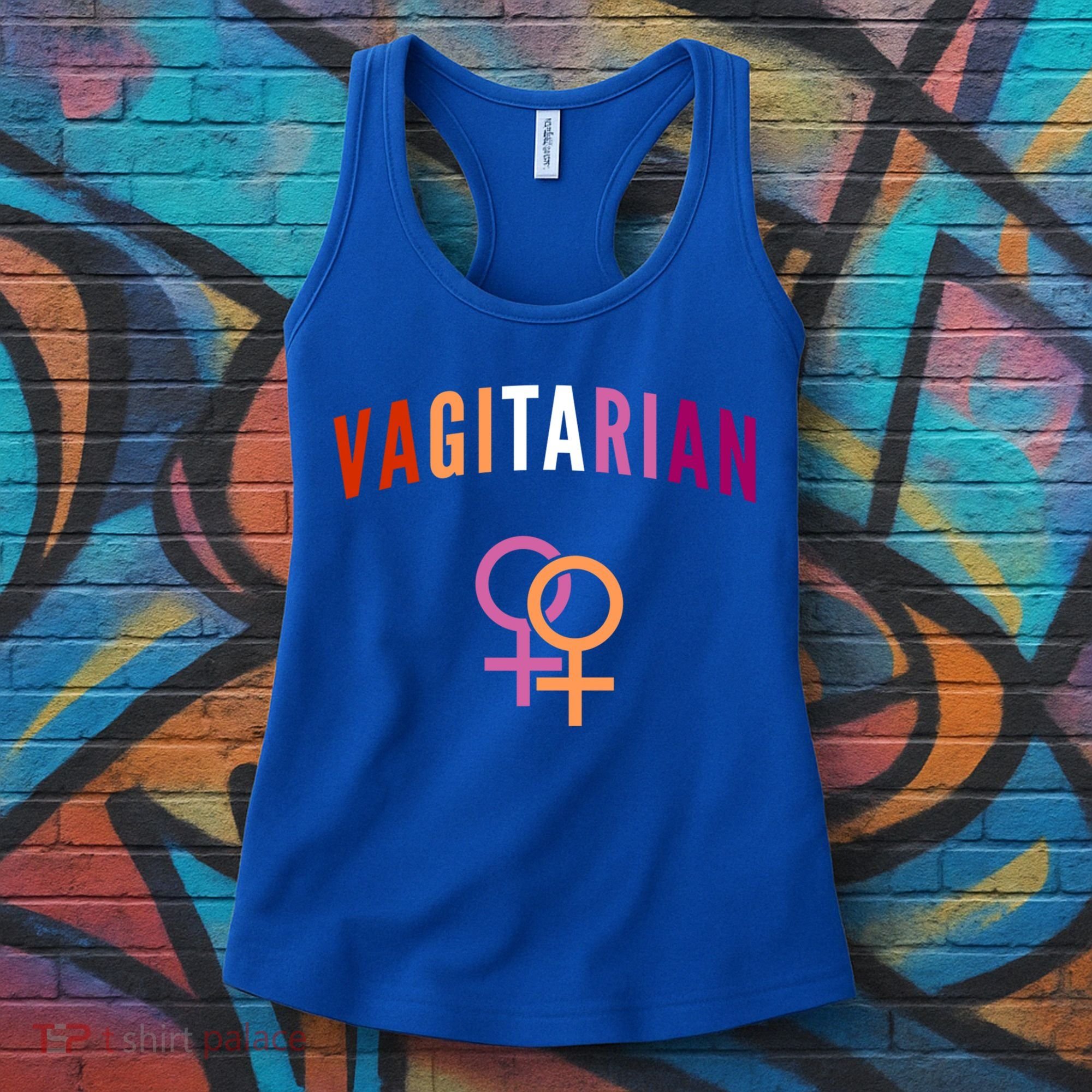 Lesbian Rights Or Valentines Day Or Vagitarian Great Gift Women's Tank Top