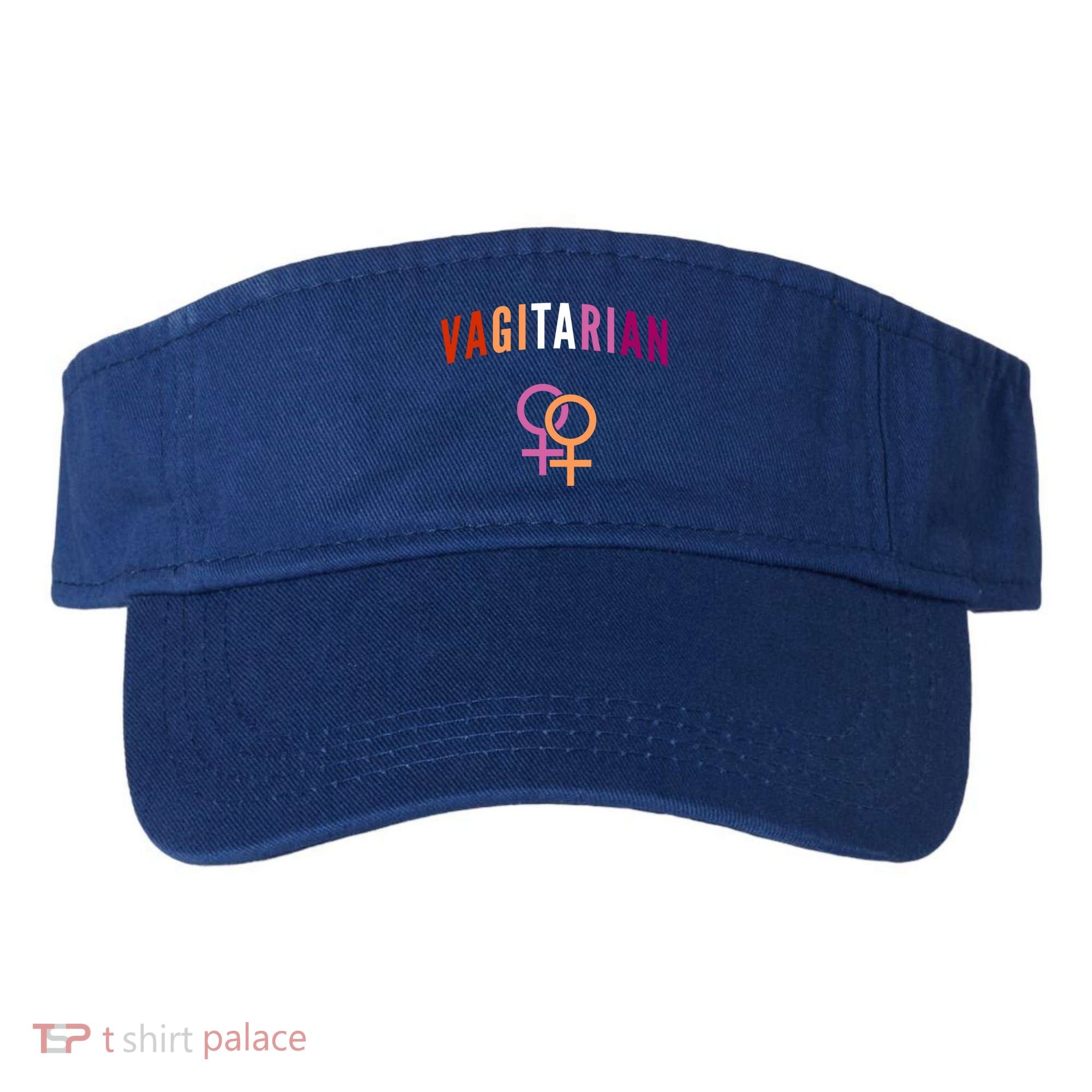 Lesbian Rights Or Valentines Day Or Vagitarian Great Gift Visor