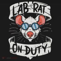 Lab Rat On Duty. Hilarious Lab Technician Science Enthusiast Apron thumb 3