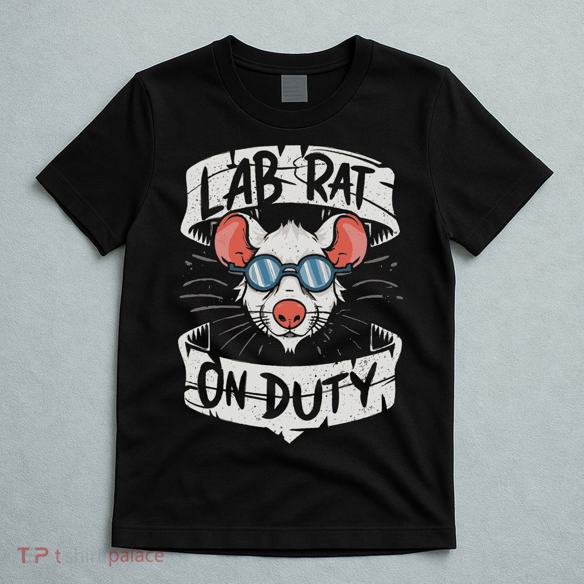Lab Rat On Duty. Hilarious Lab Technician Science Enthusiast T-Shirt