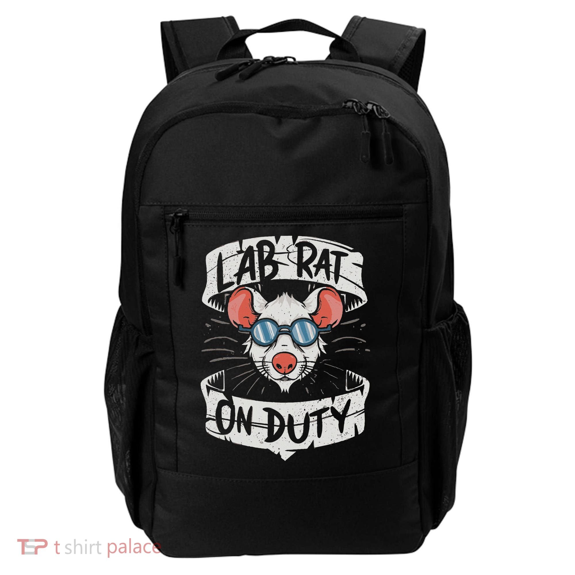 Lab Rat On Duty. Hilarious Lab Technician Science Enthusiast Backpack