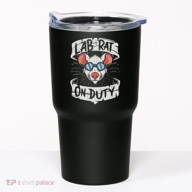 Lab Rat On Duty. Hilarious Lab Technician Science Enthusiast Tumbler