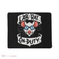 Lab Rat On Duty. Hilarious Lab Technician Science Enthusiast Mousepad thumb 0