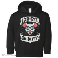 Lab Rat On Duty. Hilarious Lab Technician Science Enthusiast Toddler Hoodie thumb 0