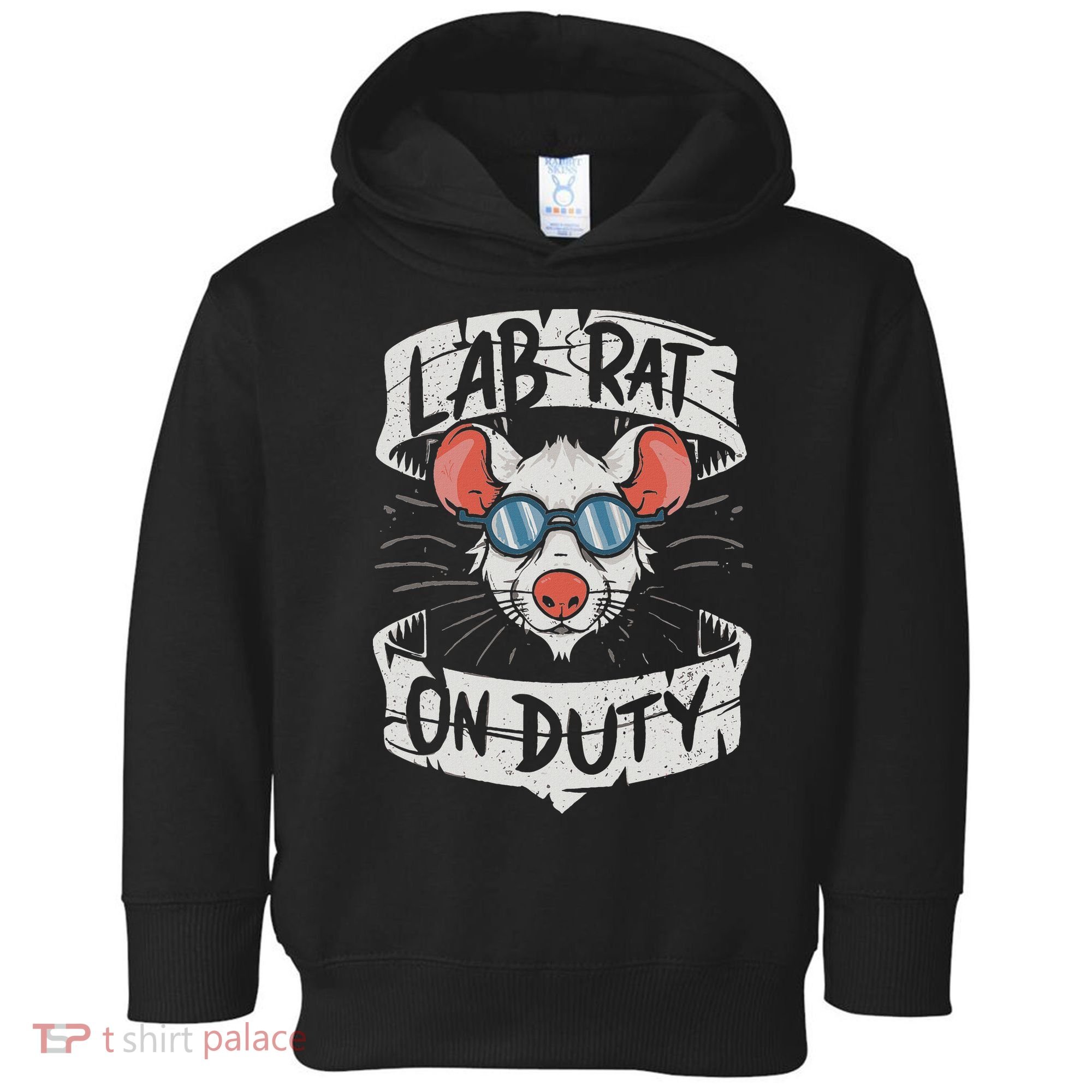 Lab Rat On Duty. Hilarious Lab Technician Science Enthusiast Toddler Hoodie