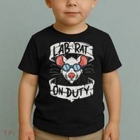 Lab Rat On Duty. Hilarious Lab Technician Science Enthusiast Toddler T-Shirt thumb 2
