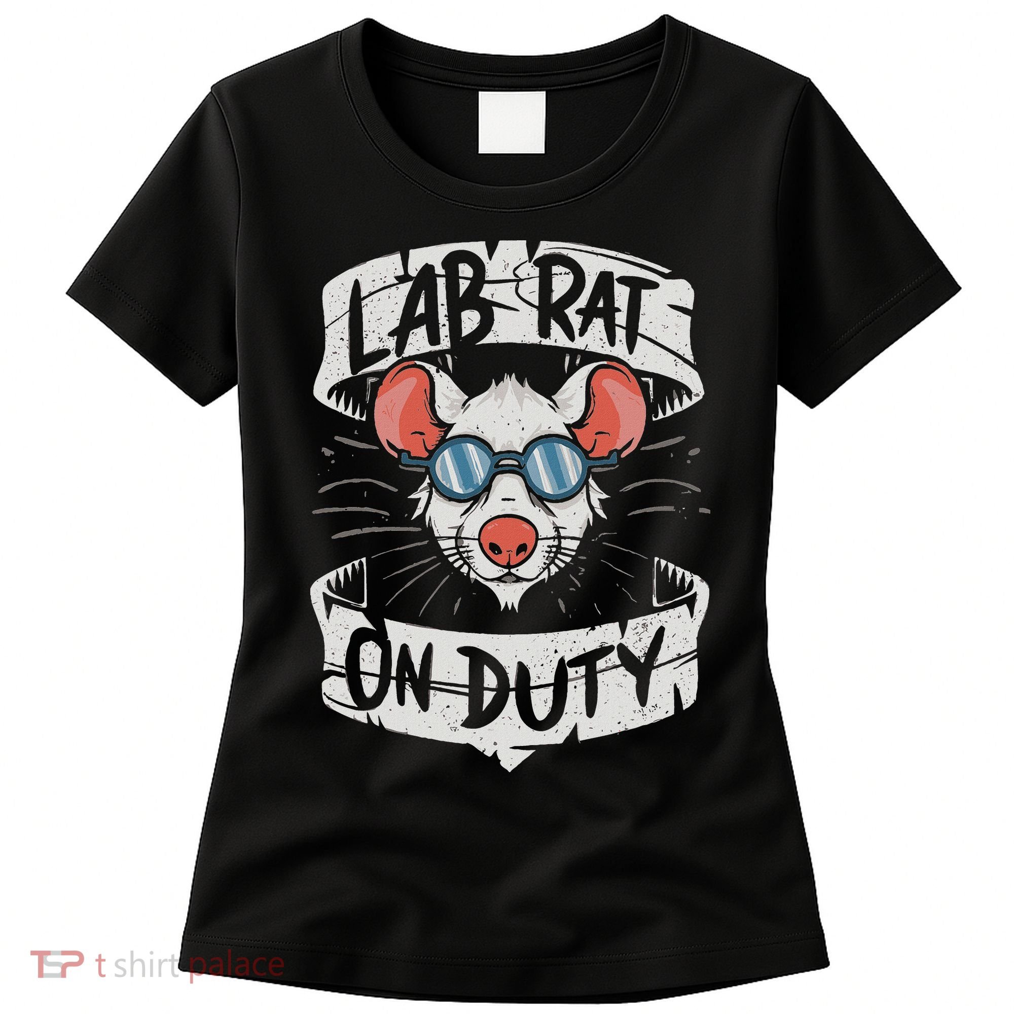 Lab Rat On Duty. Hilarious Lab Technician Science Enthusiast Women's T-Shirt
