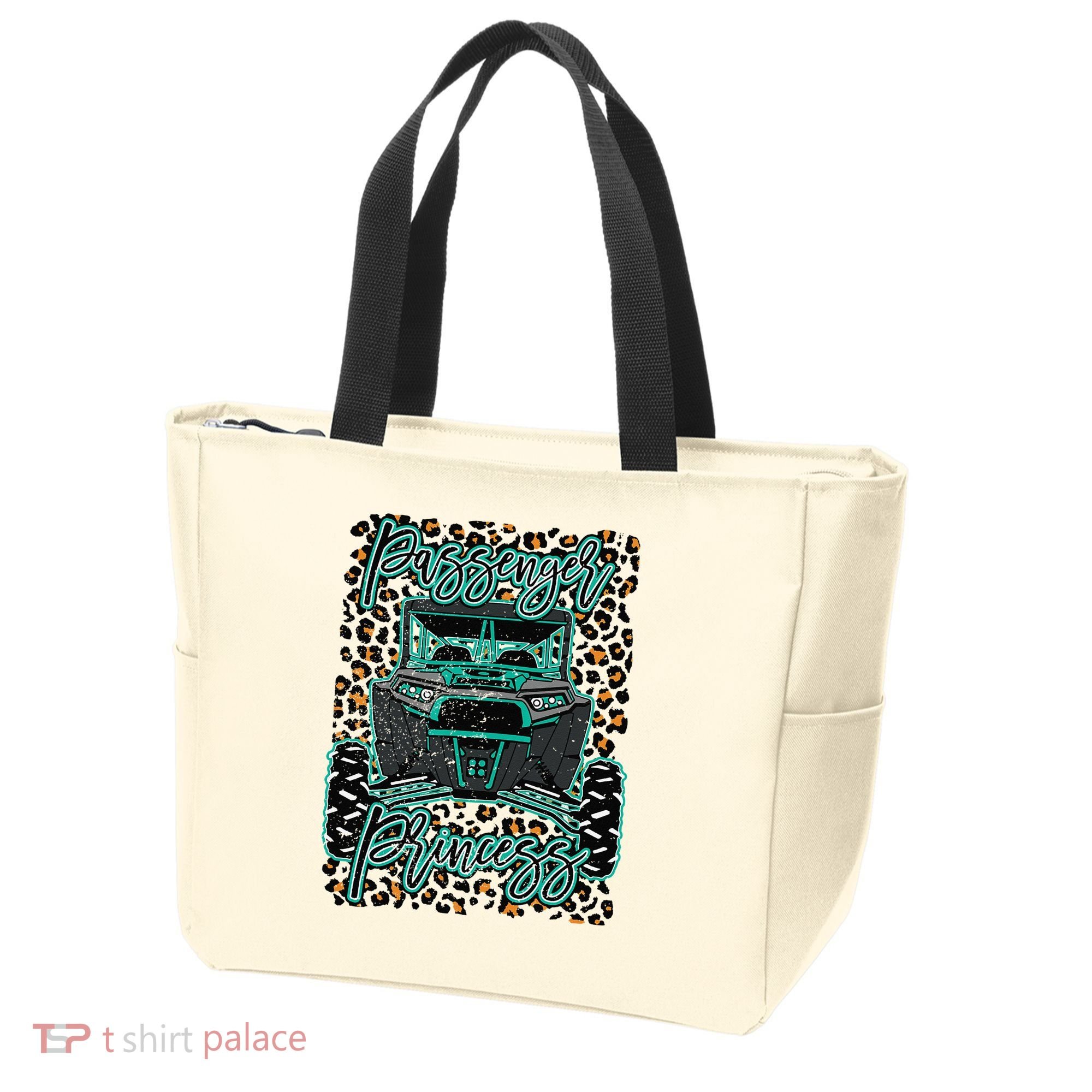 Leopard Rzr Passenger Princess Offroad Mud Up SXS Adventure  Tote Bag
