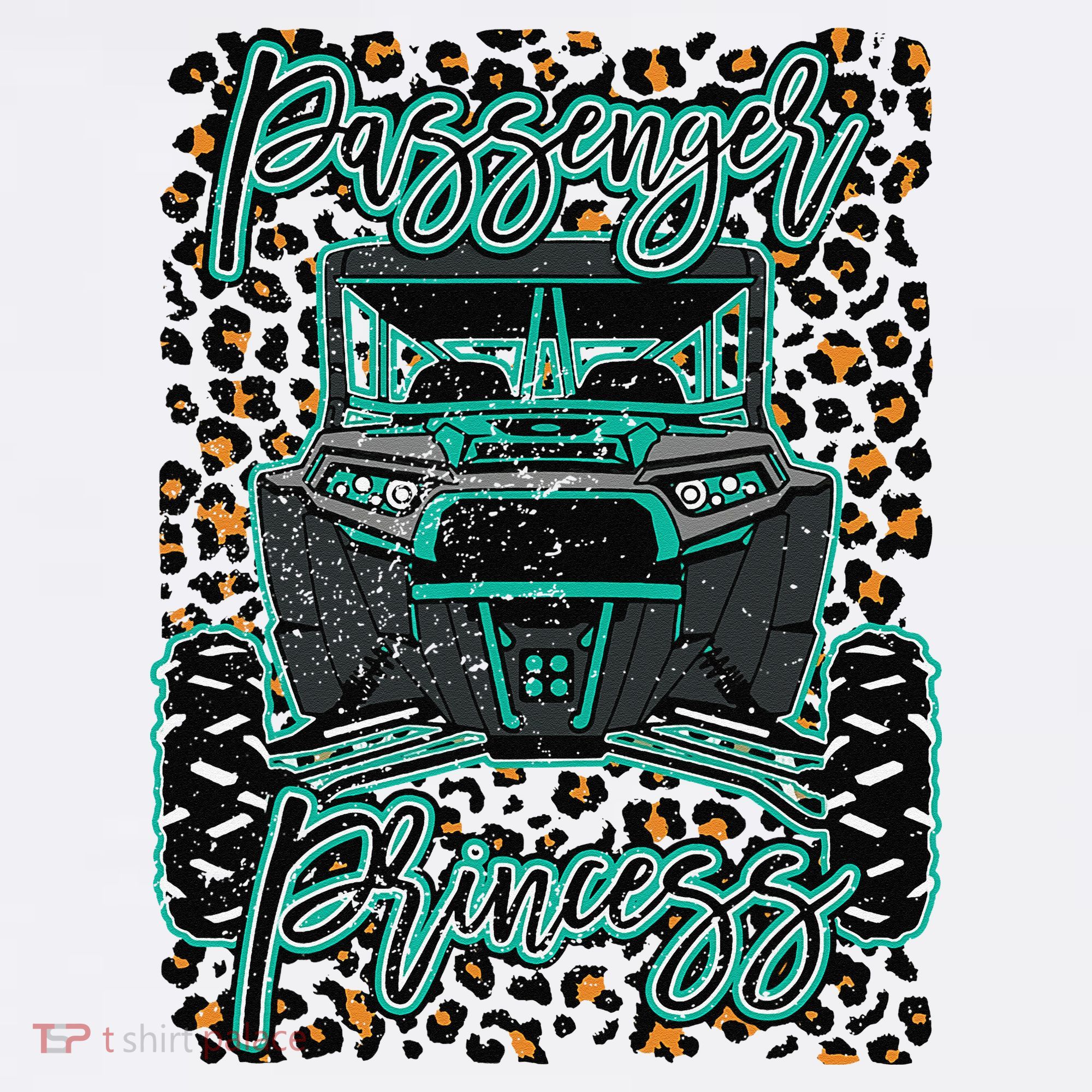 Leopard Rzr Passenger Princess Offroad Mud Up SXS Adventure  Sweatshirt