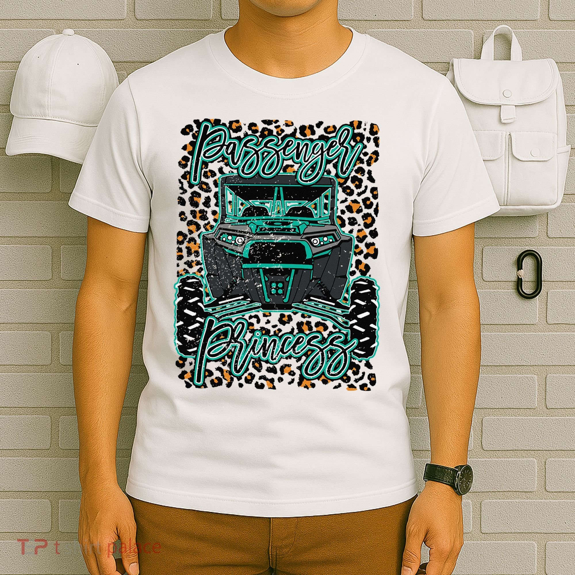 Leopard Rzr Passenger Princess Offroad Mud Up SXS Adventure  T-Shirt