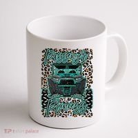 Leopard Rzr Passenger Princess Offroad Mud Up SXS Adventure  Coffee Mug thumb 1