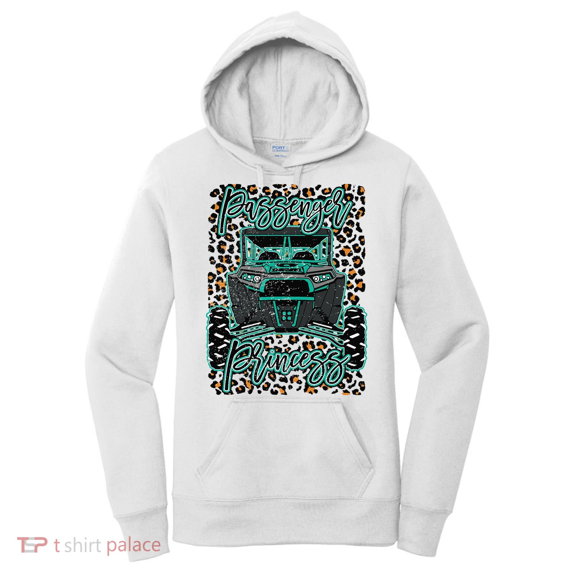 Leopard Rzr Passenger Princess Offroad Mud Up SXS Adventure  Women's Hoodie
