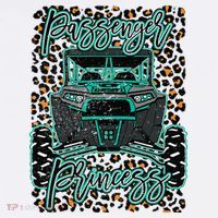 Leopard Rzr Passenger Princess Offroad Mud Up SXS Adventure  Mousepad thumb 1