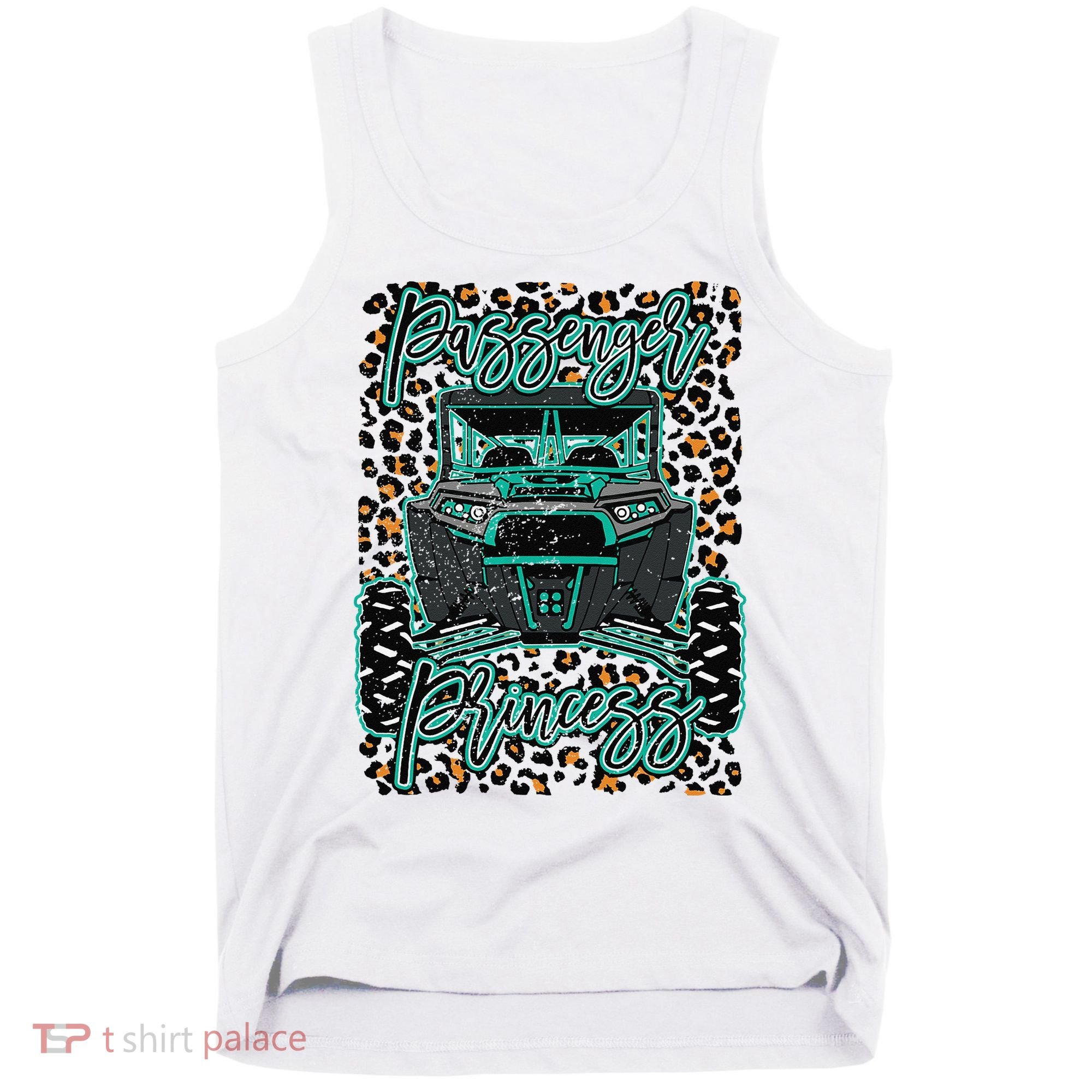 Leopard Rzr Passenger Princess Offroad Mud Up SXS Adventure  Tank Top