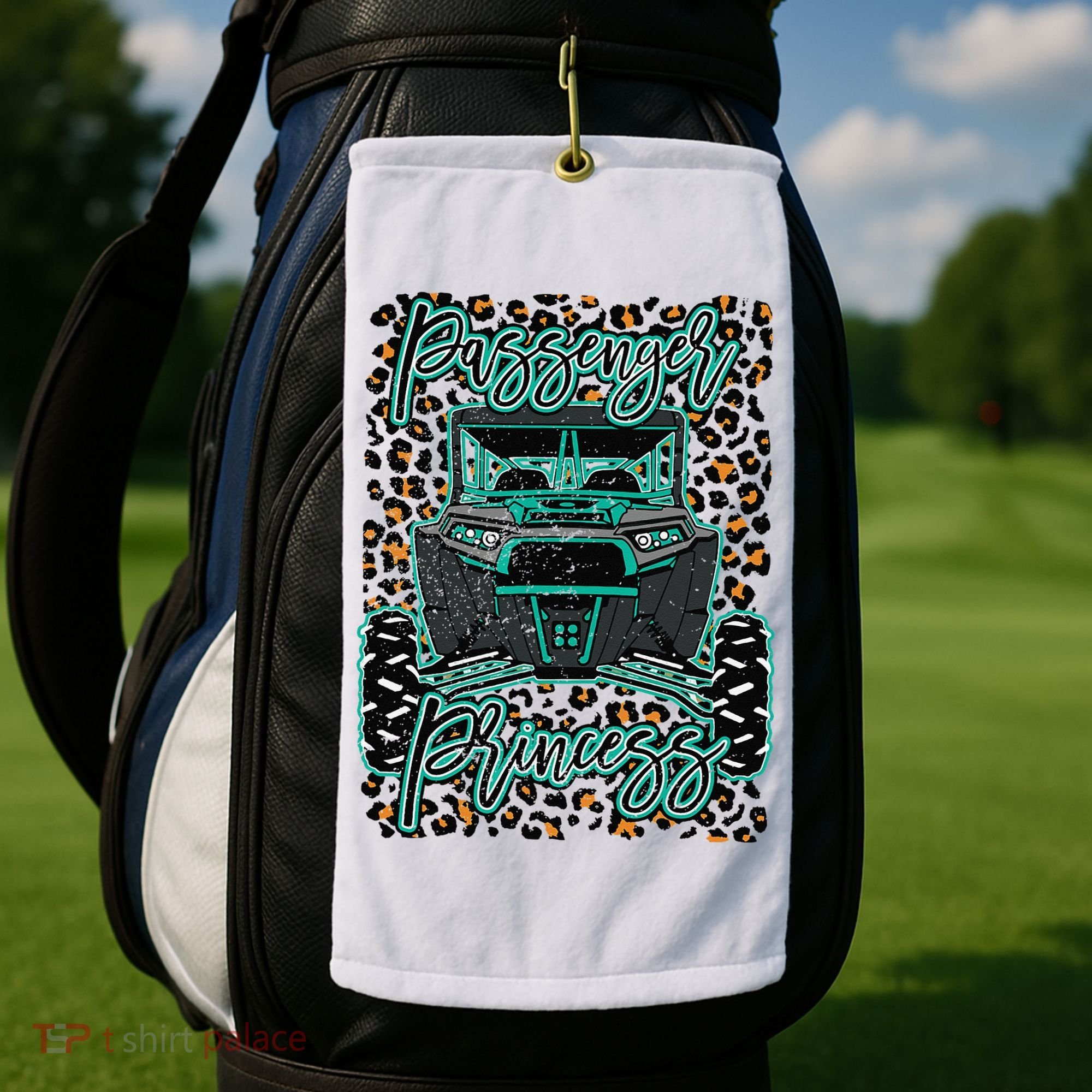 Leopard Rzr Passenger Princess Offroad Mud Up SXS Adventure  Golf Towel