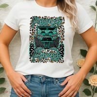 Leopard Rzr Passenger Princess Offroad Mud Up SXS Adventure  Women's T-Shirt thumb 2