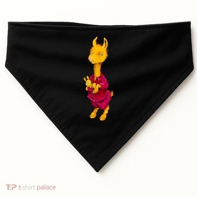 Llama Red Pajama USA-Made Doggie Bandana
