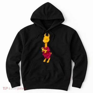 Llama Red Pajama Hoodie