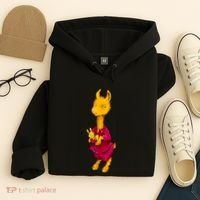Llama Red Pajama Hoodie thumb 4