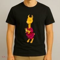 Llama Red Pajama T-Shirt thumb 3