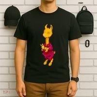 Llama Red Pajama T-Shirt thumb 6