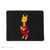 Llama Red Pajama Mousepad thumb 0