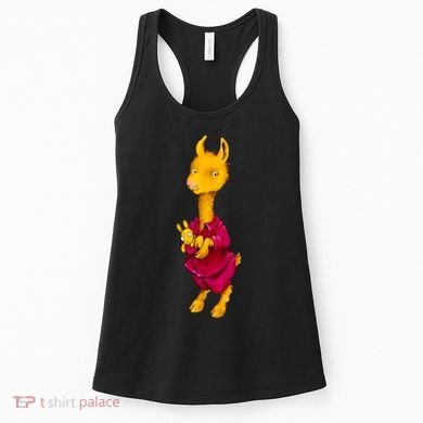 Llama Red Pajama Women's Tank Top