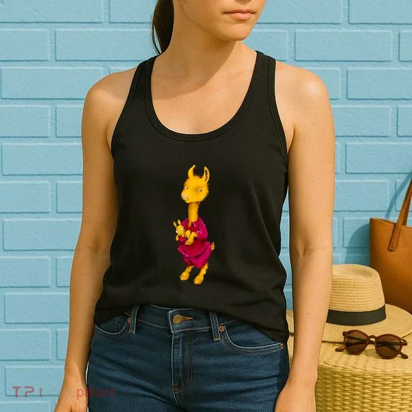 Llama Red Pajama Women's Tank Top
