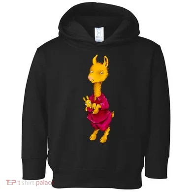 Llama Red Pajama Toddler Hoodie