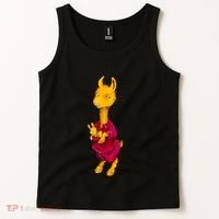 Llama Red Pajama Tank Top thumb 2