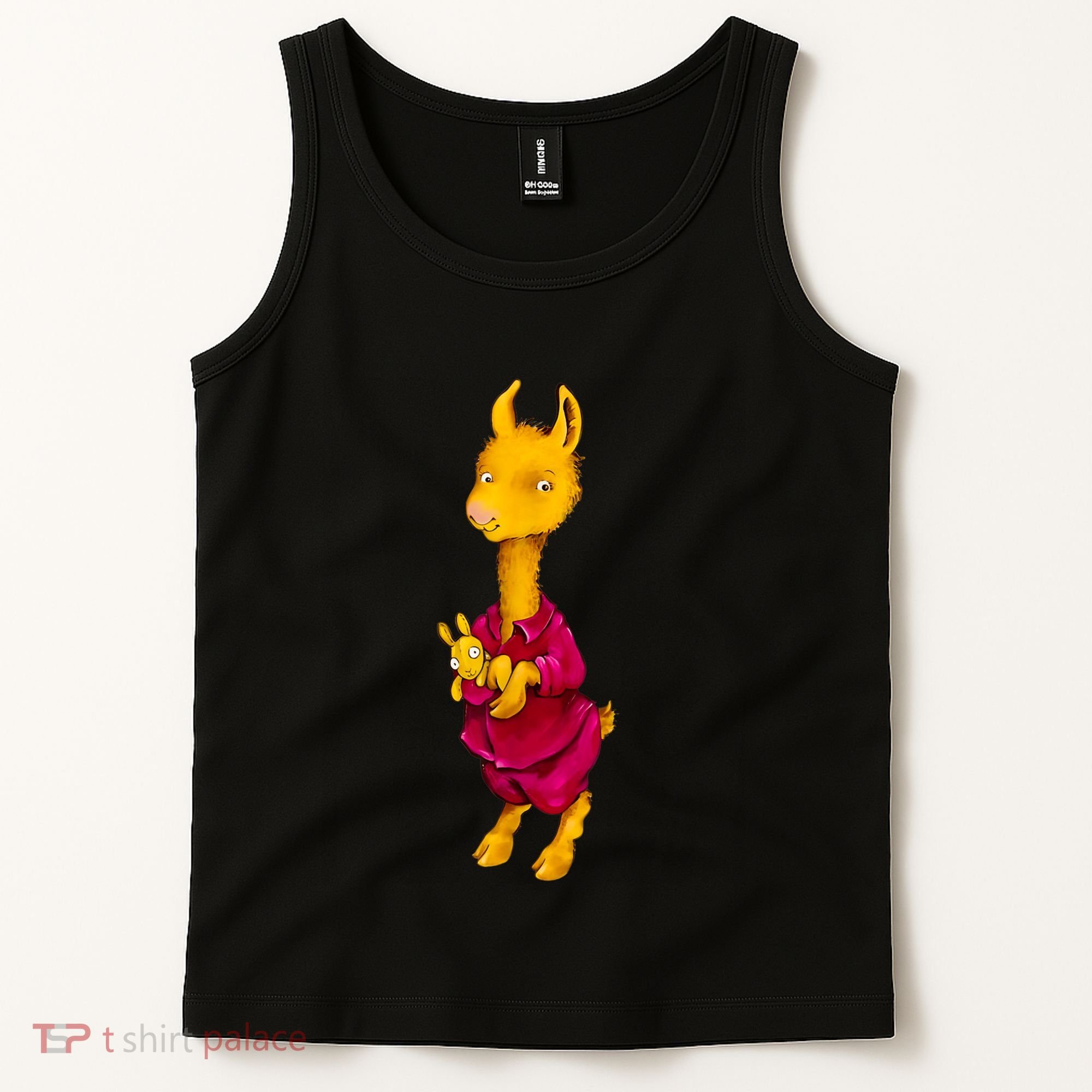 Llama Red Pajama Tank Top