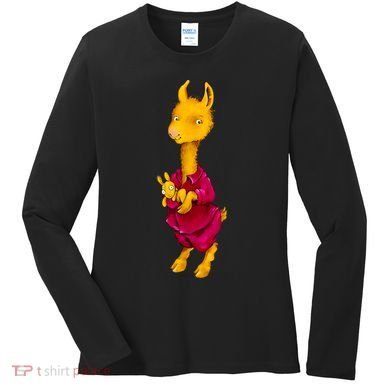 Llama Red Pajama Women's Long Sleeve Shirt