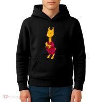 Llama Red Pajama Kids Hoodie thumb 4