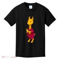 Llama Red Pajama Kids T-Shirt thumb 0