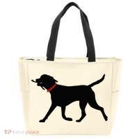 Labrador Retriever Play Fetch Black Lab Tote Bag thumb 0